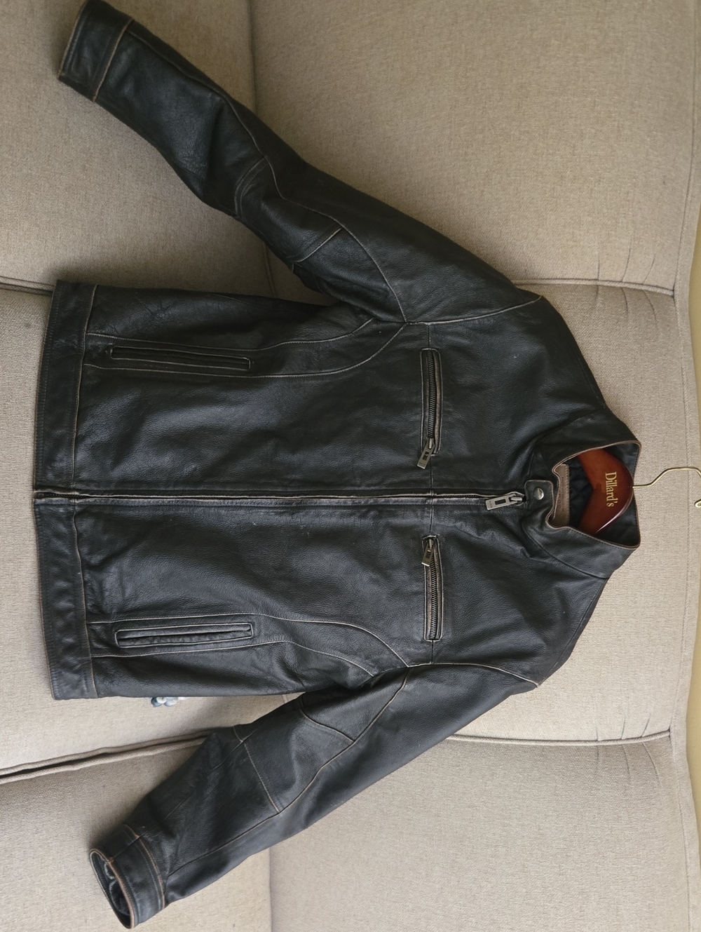 Size Medium Vintage GUESS Leather Jacket